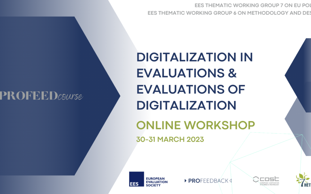 Successful online workshop about the Digitalization of Evaluations and the Evaluation of Digitalization